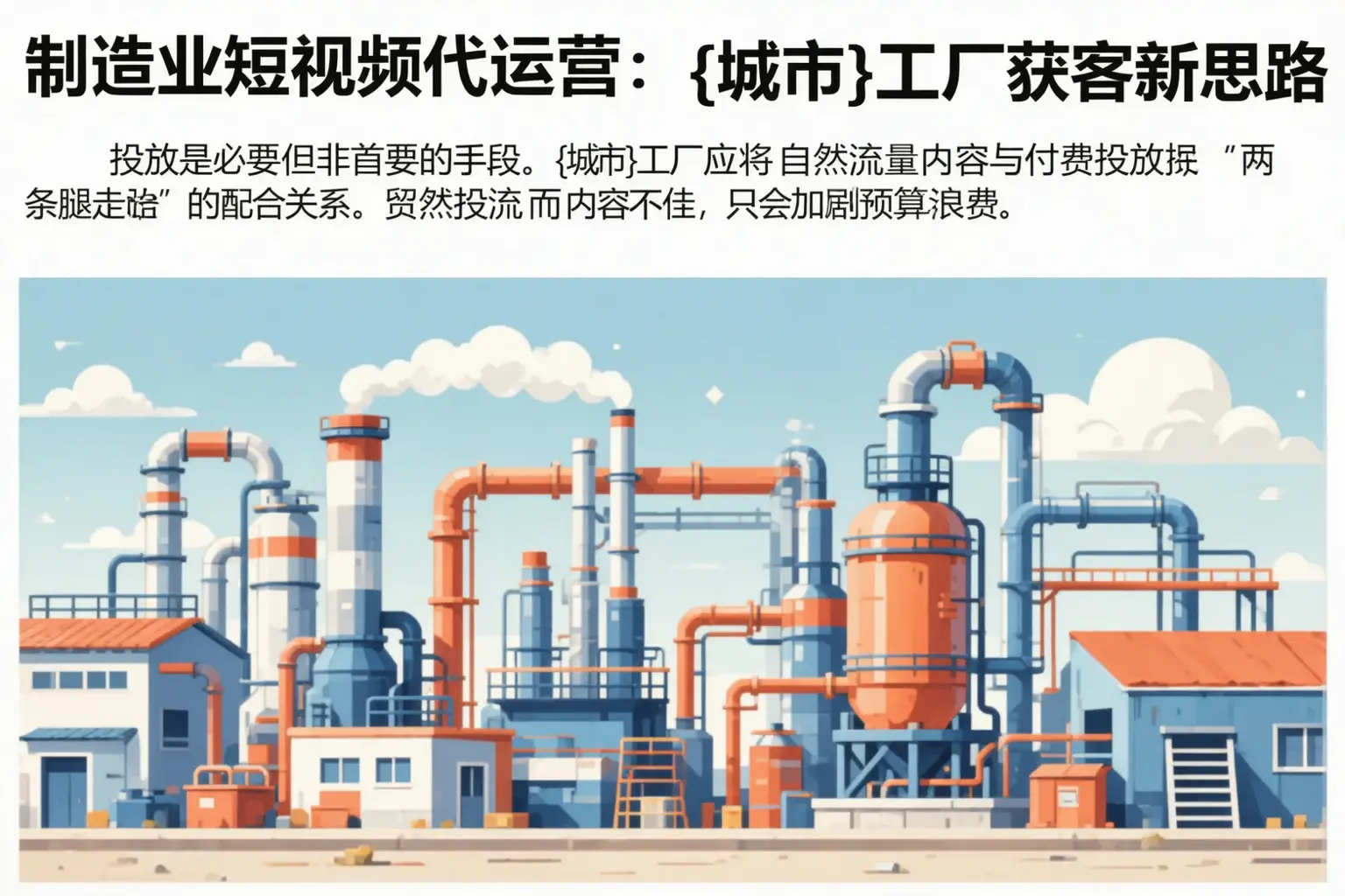 制造业短视频代运营:法库工厂获客新思路